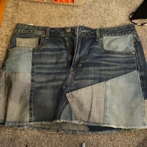 jean skirt